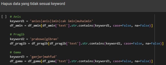 remove irrelevant data